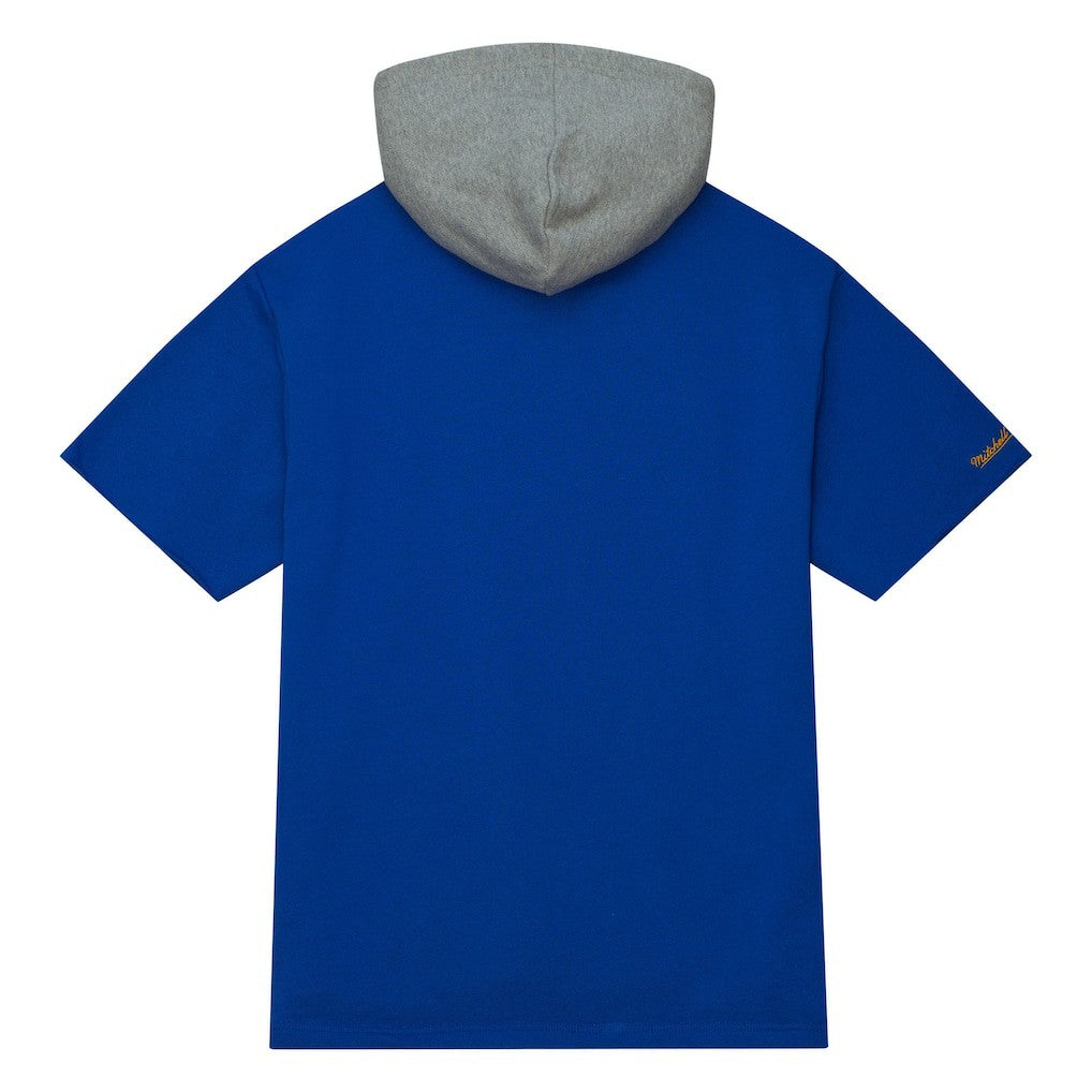 Mitchell & Ness Los Angeles Rams Postgame Short Sleeve Hoodie Royal