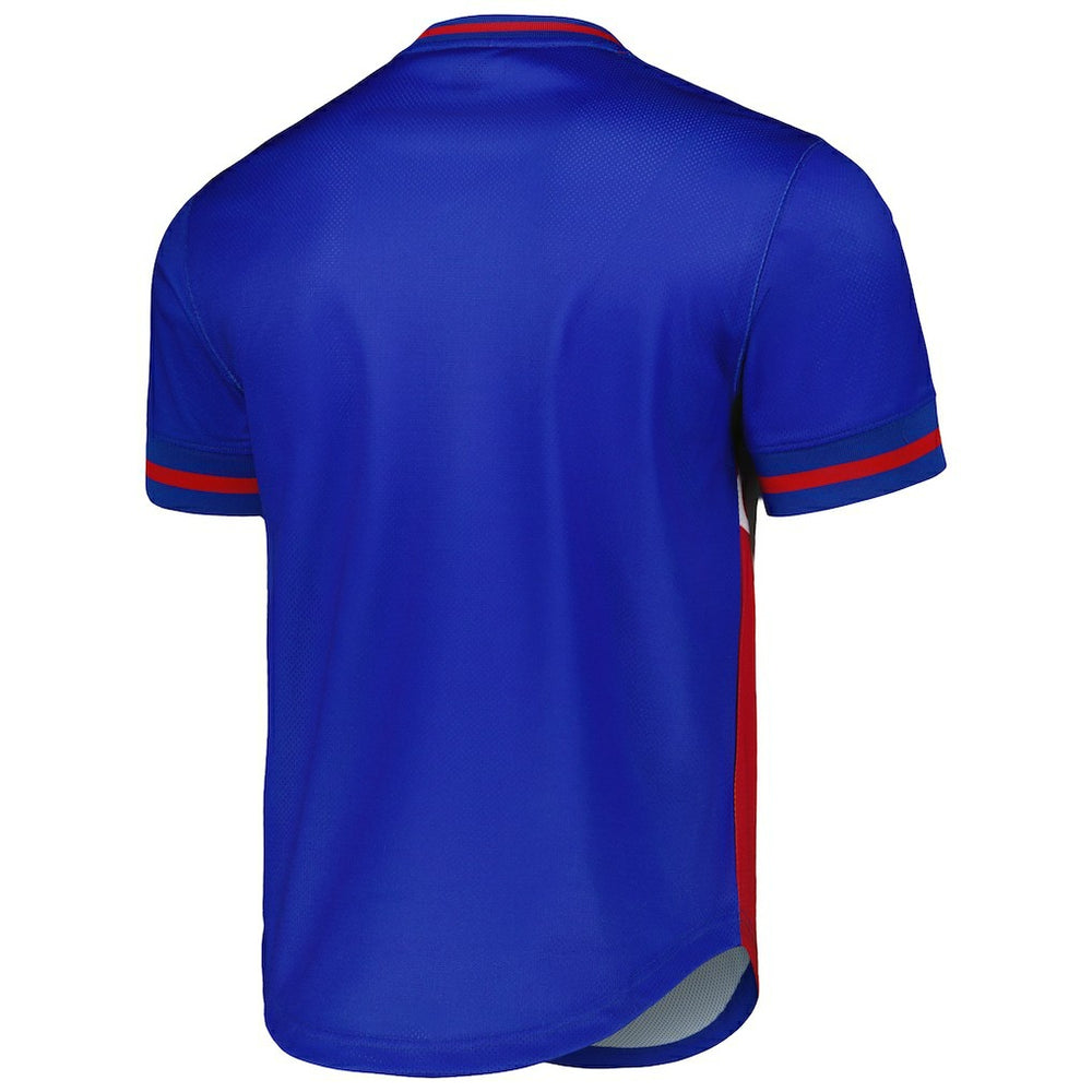 Mitchell & Ness Buffalo Bills Jumbotron 3.0 Mesh V-Neck T-Shirt Royal