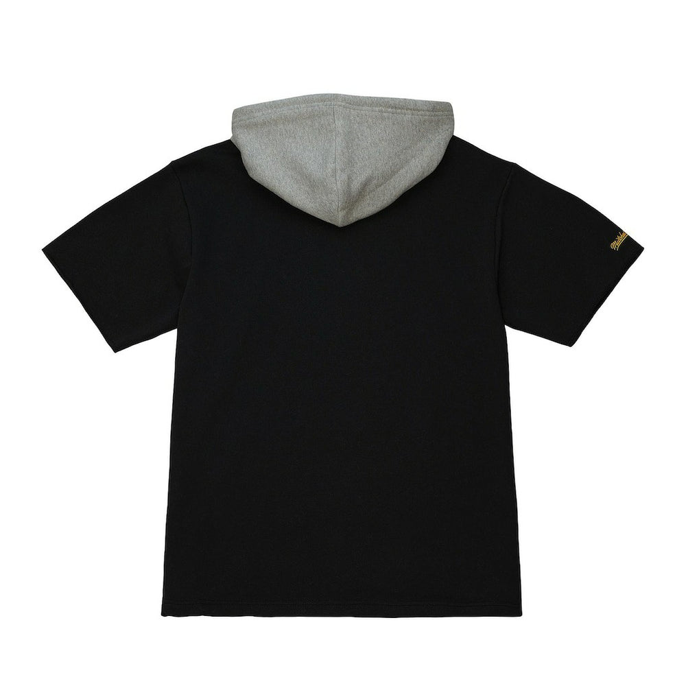 Mitchell & Ness Las Vegas Raiders Postgame Short Sleeve Hoodie Black