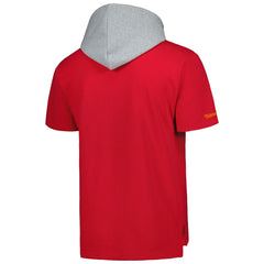 Mitchell & Ness Tampa Bay Buccaneers Postgame Short Sleeve Hoodie Red