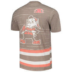 Mitchell & Ness Cleveland Browns Jumbotron 3.0 T-Shirt Brown