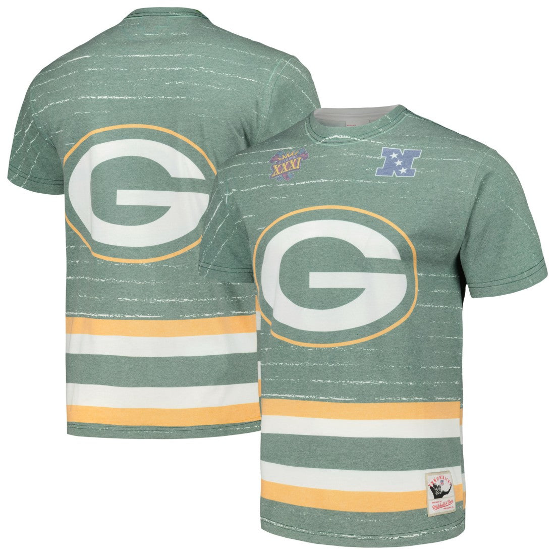 Mitchell & Ness Green Bay Packers Jumbotron 3.0 T-Shirt Green