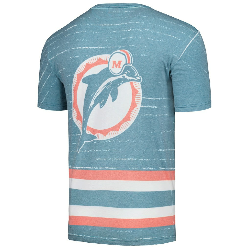 Mitchell & Ness Miami Dolphins Jumbotron 3.0 T-Shirt Aqua