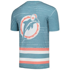 Mitchell & Ness Miami Dolphins Jumbotron 3.0 T-Shirt Aqua