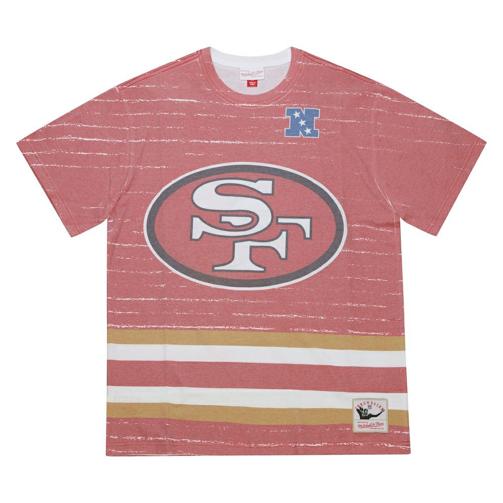 Mitchell & Ness San Francisco 49ers Jumbotron 3.0 T-Shirt Scarlet