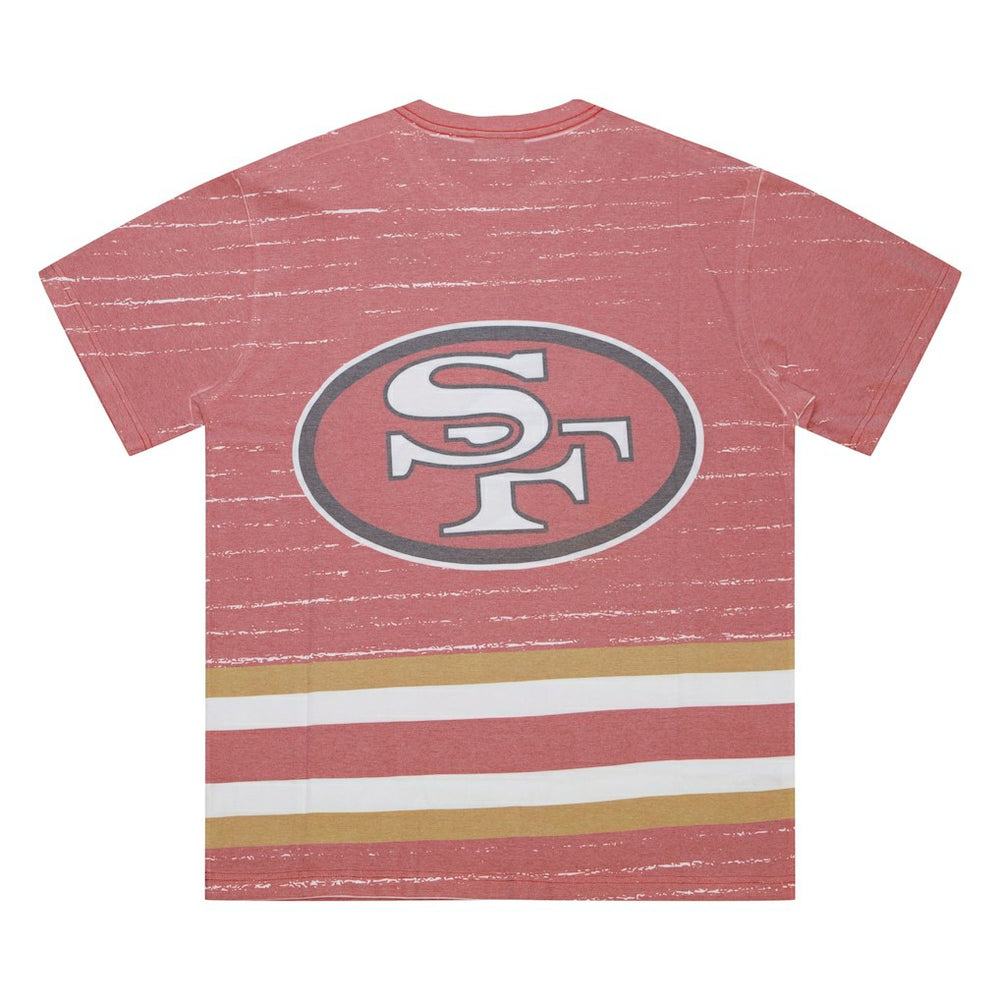 Mitchell & Ness San Francisco 49ers Jumbotron 3.0 T-Shirt Scarlet