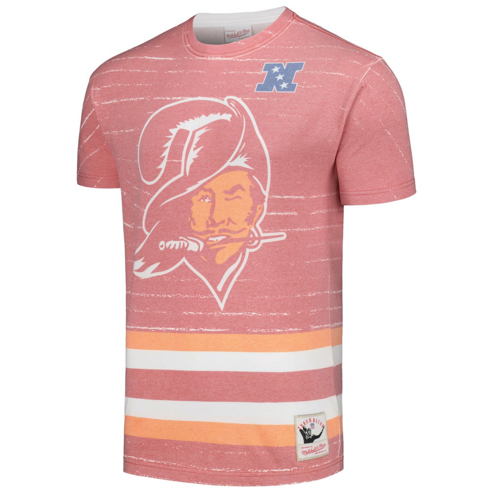 Mitchell & Ness Tampa Bay Buccaneers Jumbotron 3.0 T-Shirt Red