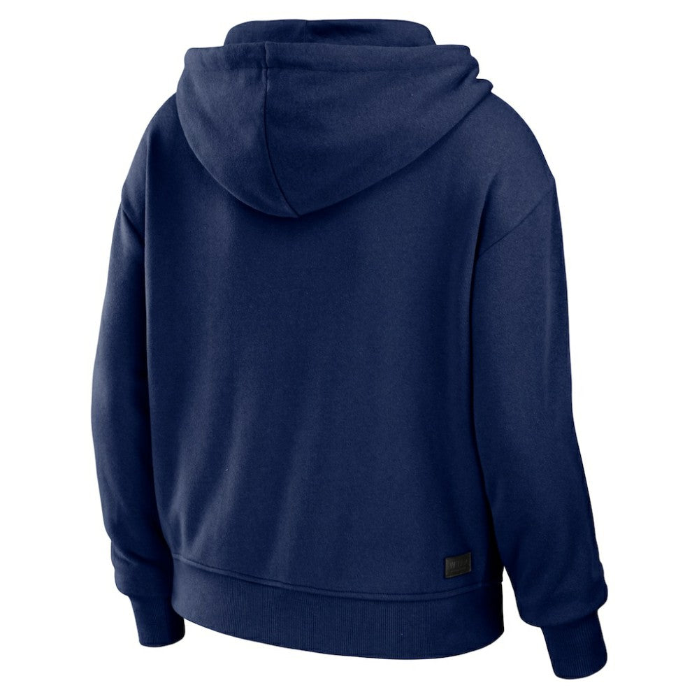 Boston Red Sox WEAR by Erin Andrews Women's  Color Block Full-Zip Hoodie - Navy/White - MLB on Sale