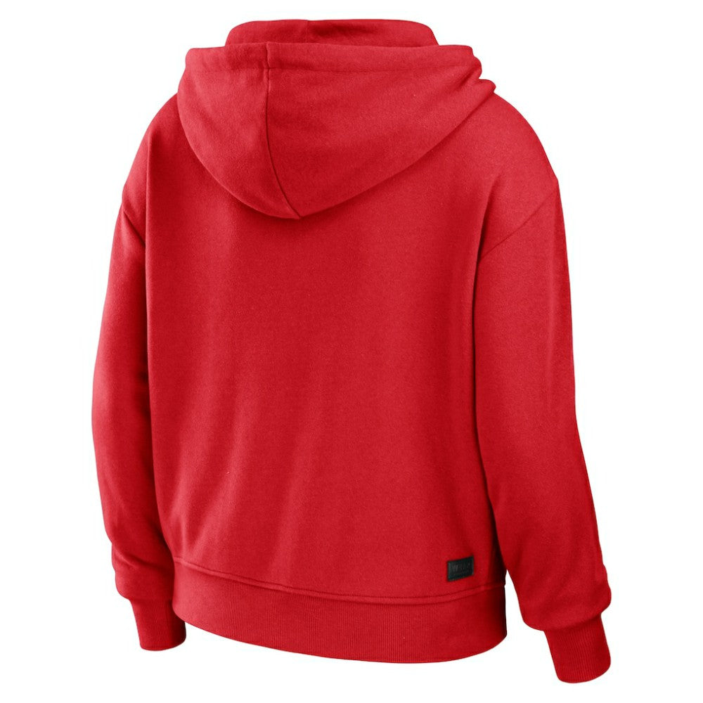 St. Louis Cardinals WEAR by Erin Andrews Women's  Color Block Full-Zip Hoodie - Red/White - MLB Discount