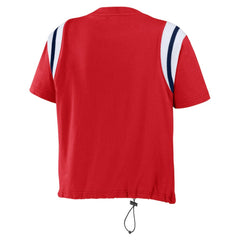 St. Louis Cardinals WEAR by Erin Andrews Women's Cinched Colorblock T-Shirt - Red - MLB Sale