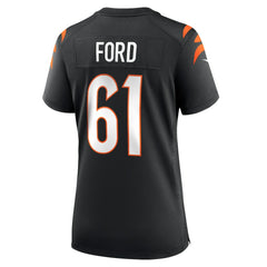 Nike Cody Ford Cincinnati Bengals Women's Game Jersey Black