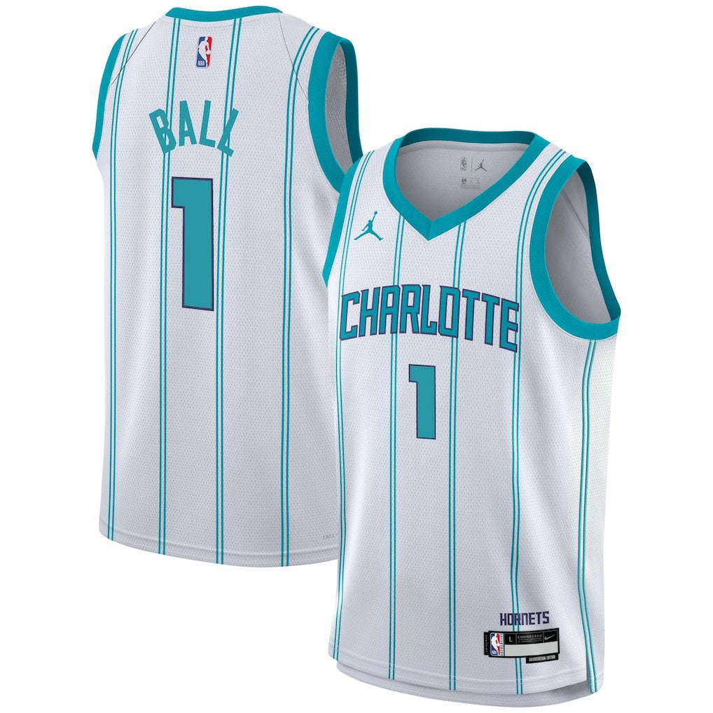 LaMelo Ball Charlotte Hornets Youth Swingman Jersey Association Edition White | Nike Lifestyle
