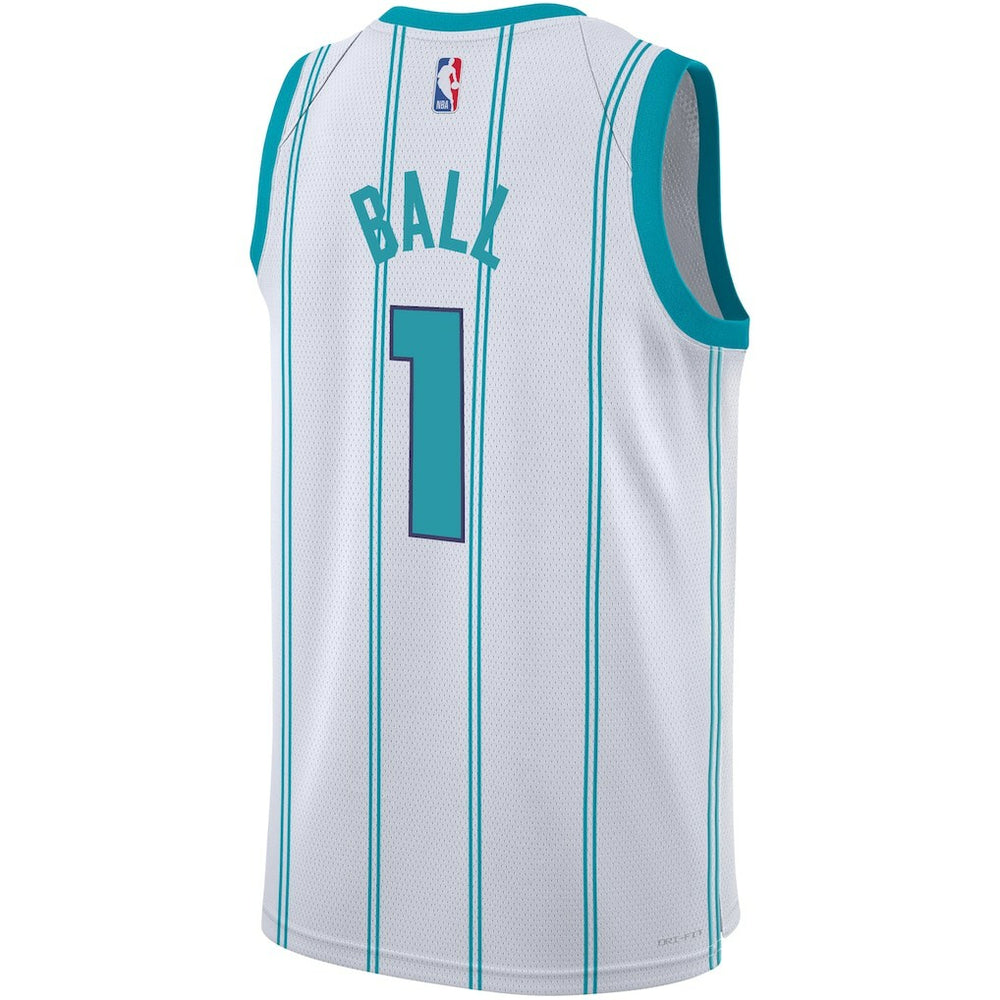 LaMelo Ball Charlotte Hornets Youth Swingman Jersey Association Edition White | Nike Lifestyle