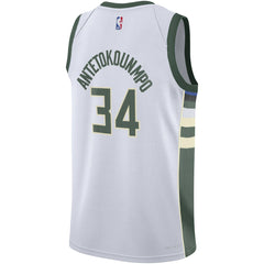 Giannis Antetokounmpo Milwaukee Bucks Youth Swingman Jersey Association Edition White | Nike discount