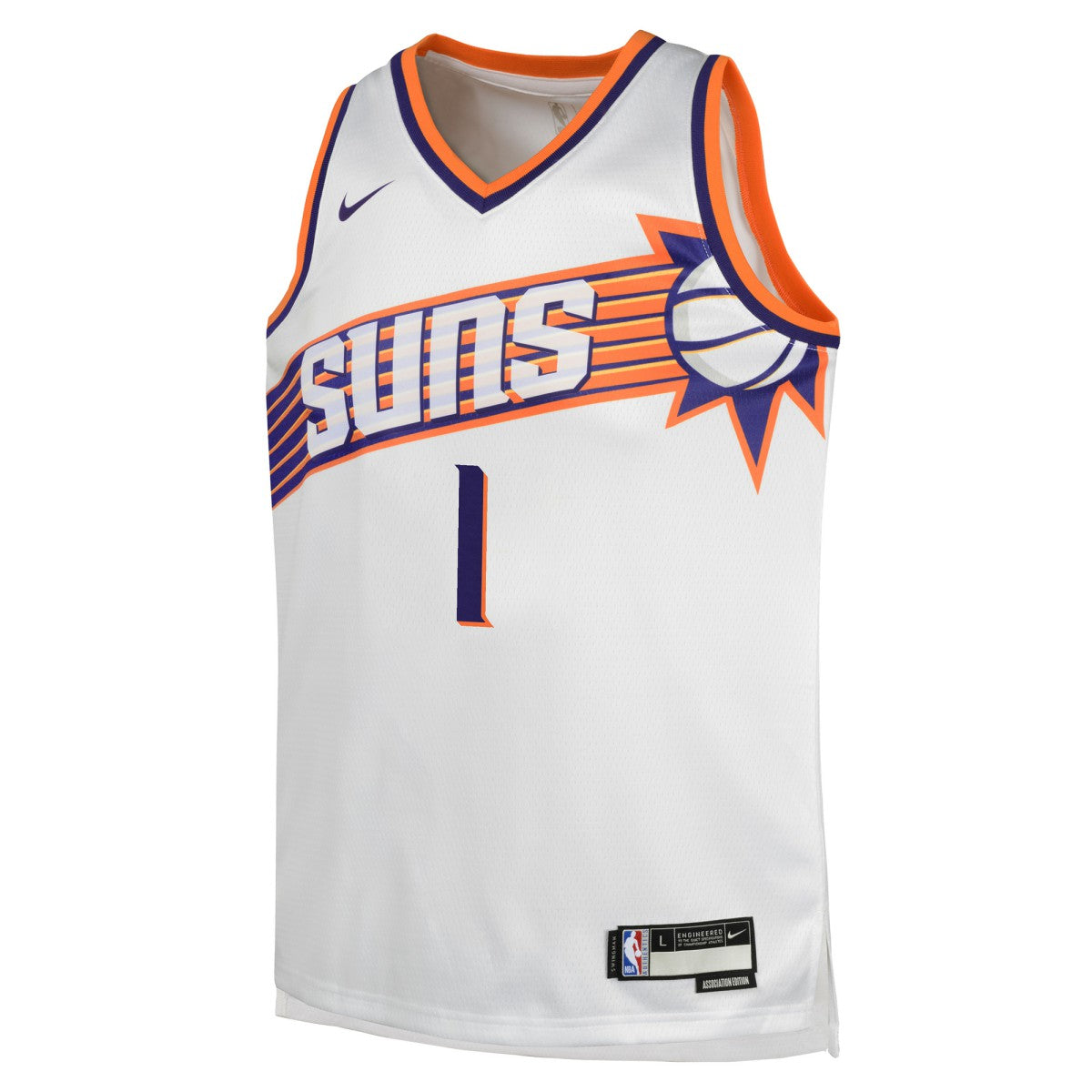 Devin Booker Phoenix Suns Youth Swingman Jersey Association Edition White | Nike discount