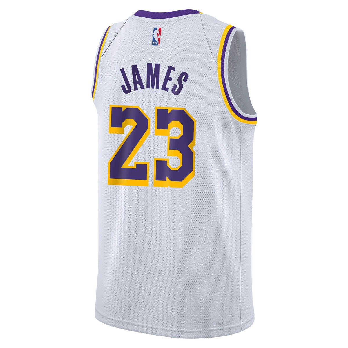 LeBron James Los Angeles Lakers Youth Swingman Jersey Association Edition White | Nike US