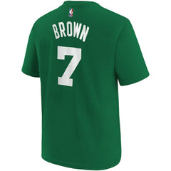 Jaylen Brown Boston Celtics Youth Icon Name & Number T-Shirt Kelly Green