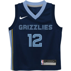 Ja Morant Memphis Grizzlies Preschool Swingman Player Jersey Icon Edition Navy | Nike Lifestyle