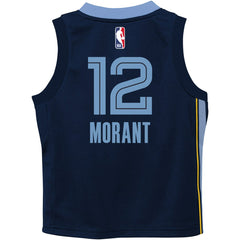 Ja Morant Memphis Grizzlies Preschool Swingman Player Jersey Icon Edition Navy | Nike Lifestyle