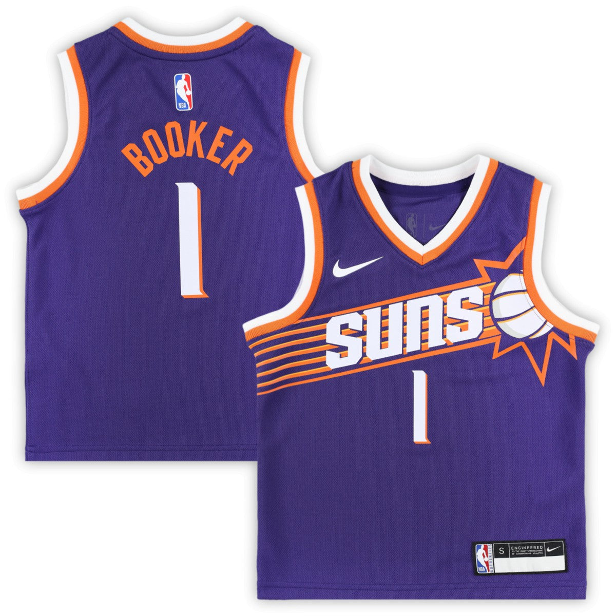 Devin Booker Phoenix Suns Preschool Swingman Player Jersey Icon Edition Purple | Nike for sale