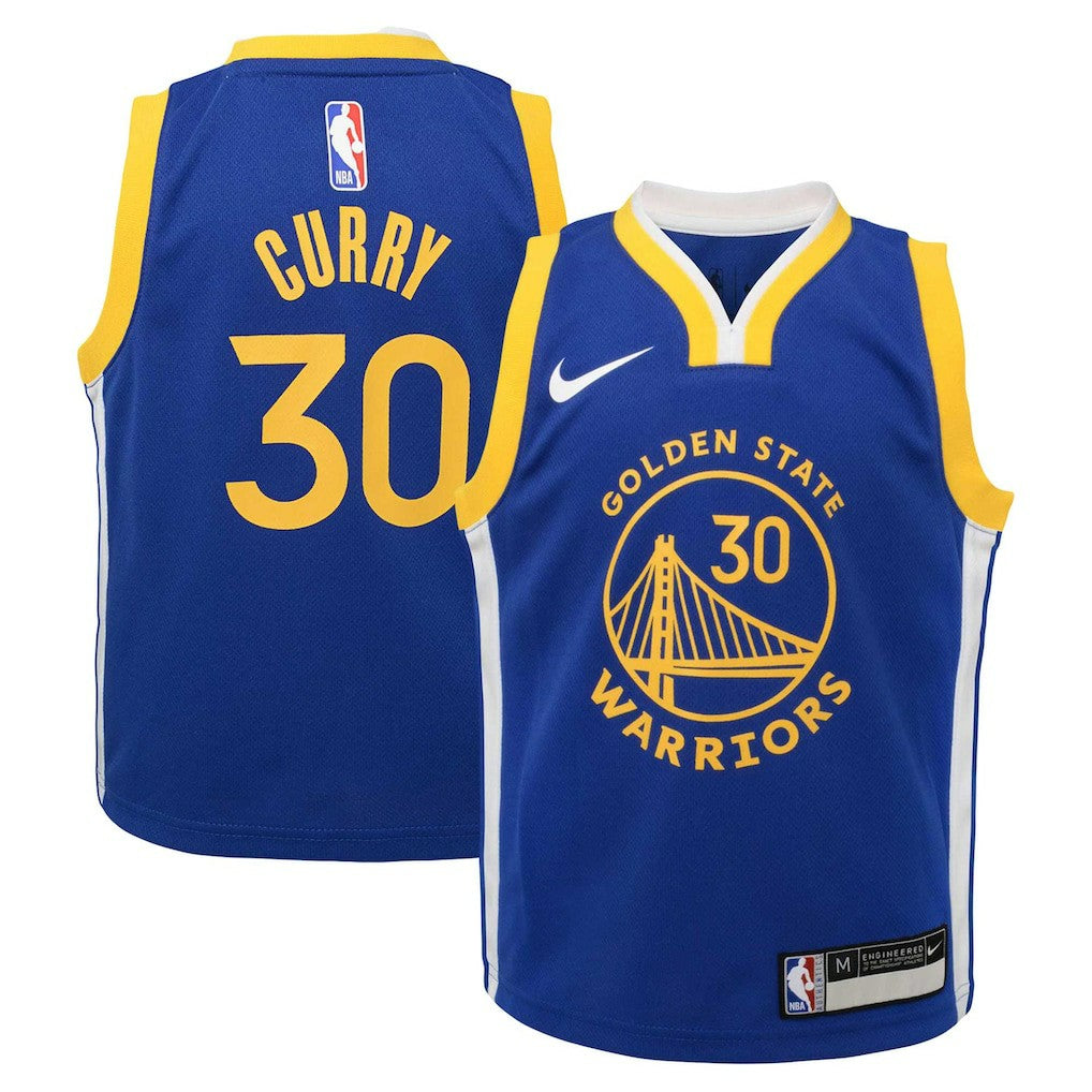 Stephen Curry Golden State Warriors Preschool Dri-FIT Swingman Player Jersey for sale Icon Editi- Royal | Nike Lifestyle