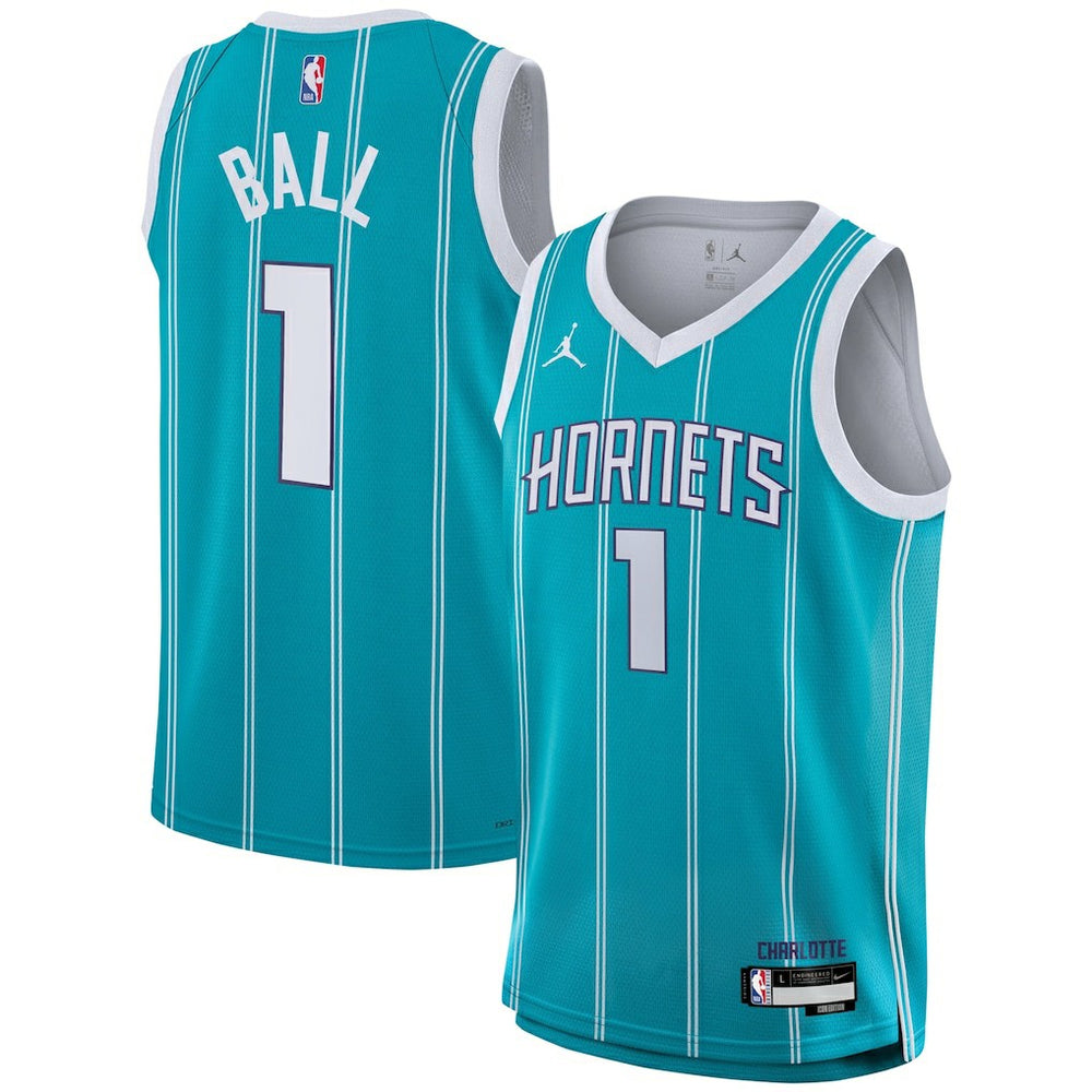 LaMelo Ball Charlotte Hornets Youth Swingman Jersey Icon Edition Teal | Nike