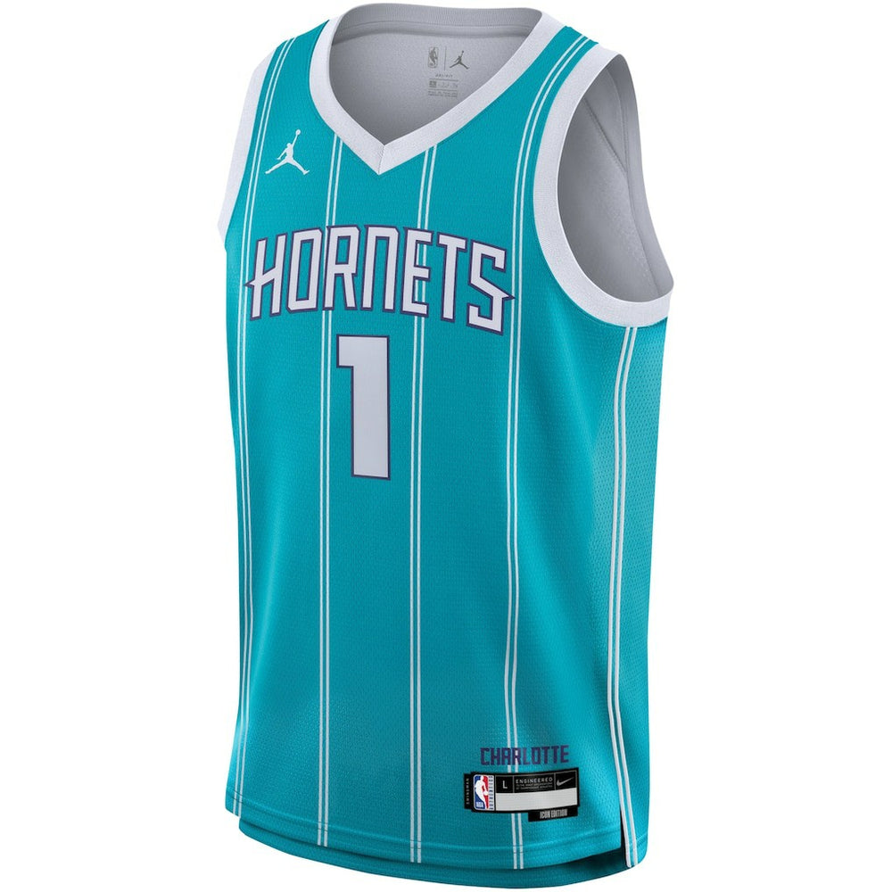 LaMelo Ball Charlotte Hornets Youth Swingman Jersey Icon Edition Teal | Nike