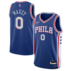 Tyrese Maxey Philadelphia 76ers Youth Swingman Jersey Icon Edition Royal | Nike Near Me