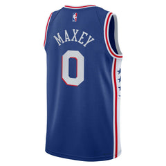 Tyrese Maxey Philadelphia 76ers Youth Swingman Jersey Icon Edition Royal | Nike Near Me
