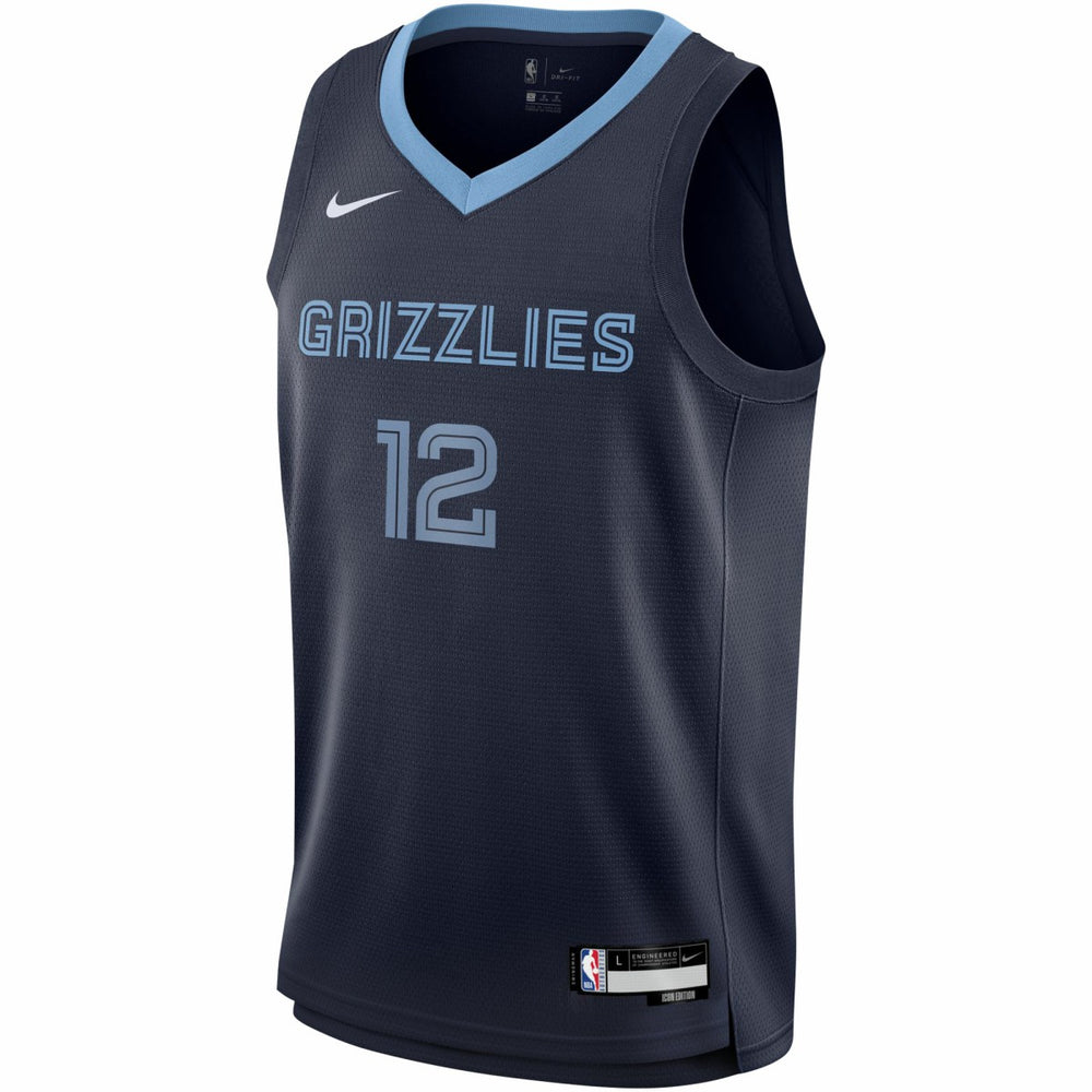 Ja Morant Memphis Grizzlies Youth Swingman Jersey Icon Edition Navy | Nike