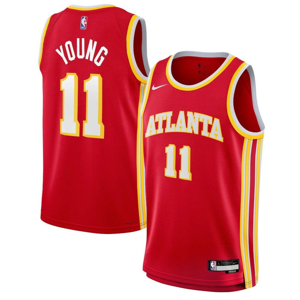 Trae Young Atlanta Hawks Youth Swingman Jersey Icon Edition Red | Nike discount
