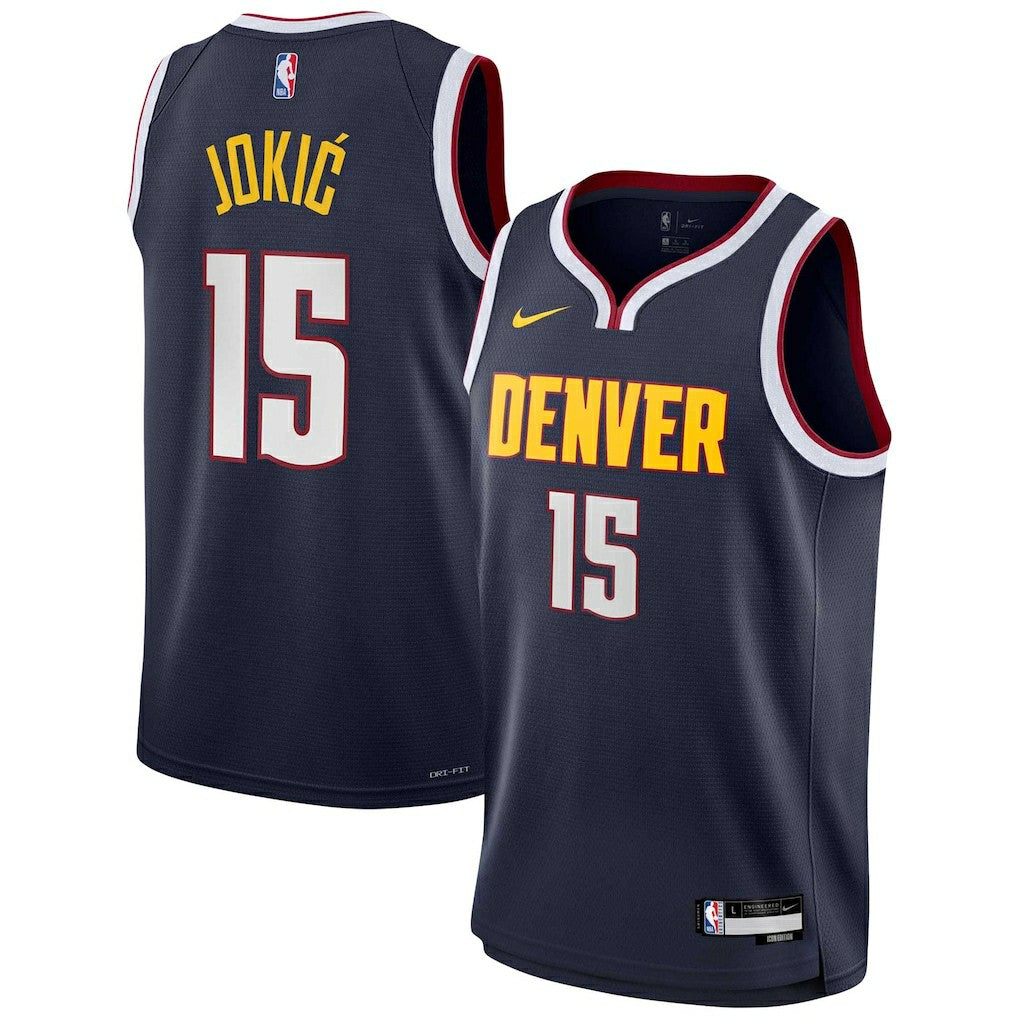 Nikola Jokic Denver Nuggets Youth Swingman Jersey for sale Icon Editi- Navy | Nike US