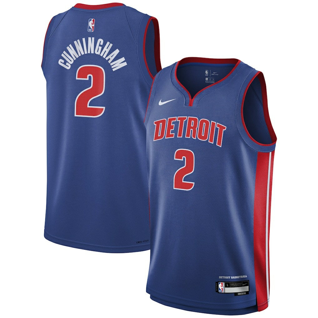 Cade Cunningham Detroit Pistons Youth Swingman Jersey for sale Icon Editi- Blue | Nike