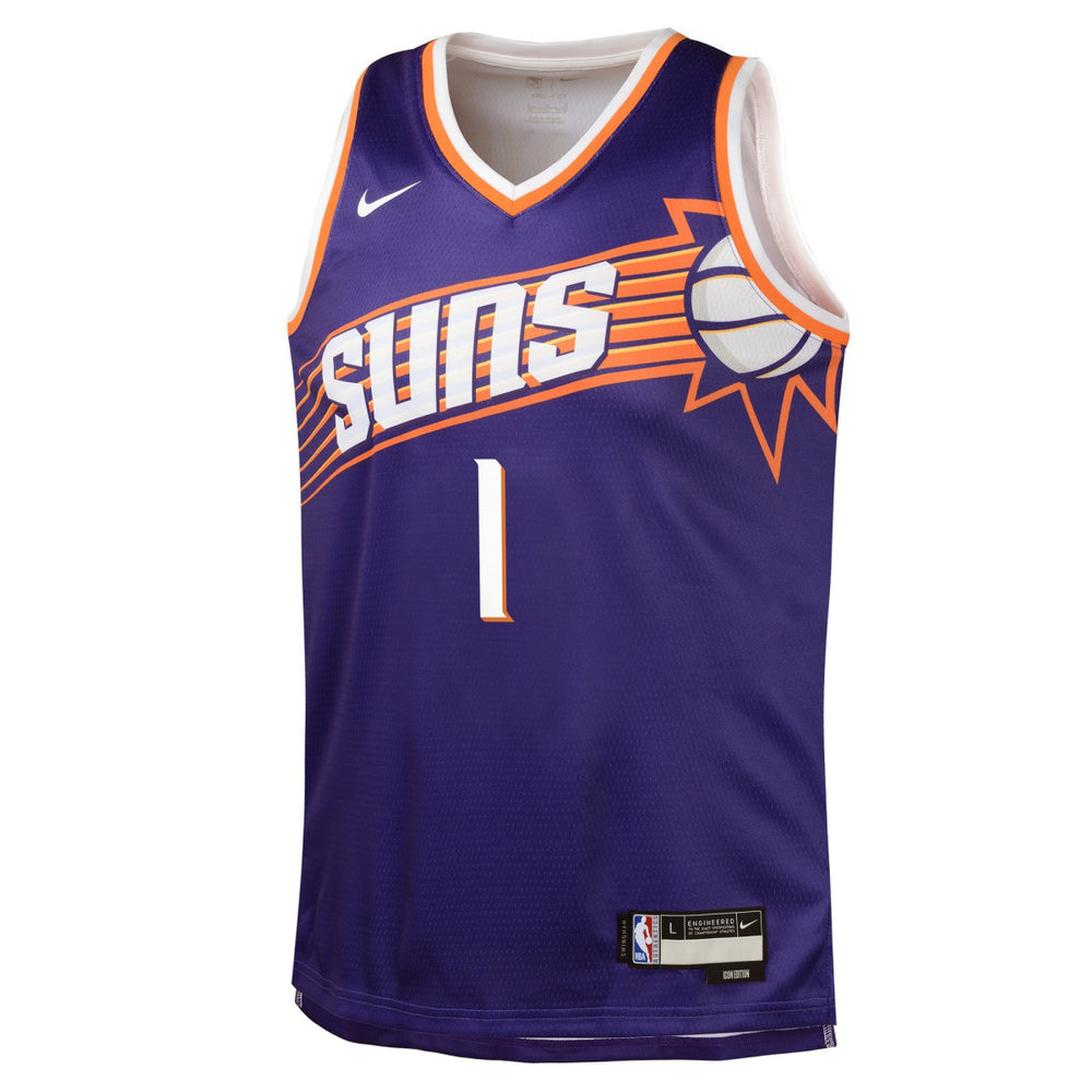 Devin Booker Phoenix Suns Youth Swingman Jersey Icon Edition Purple | Nike outlet