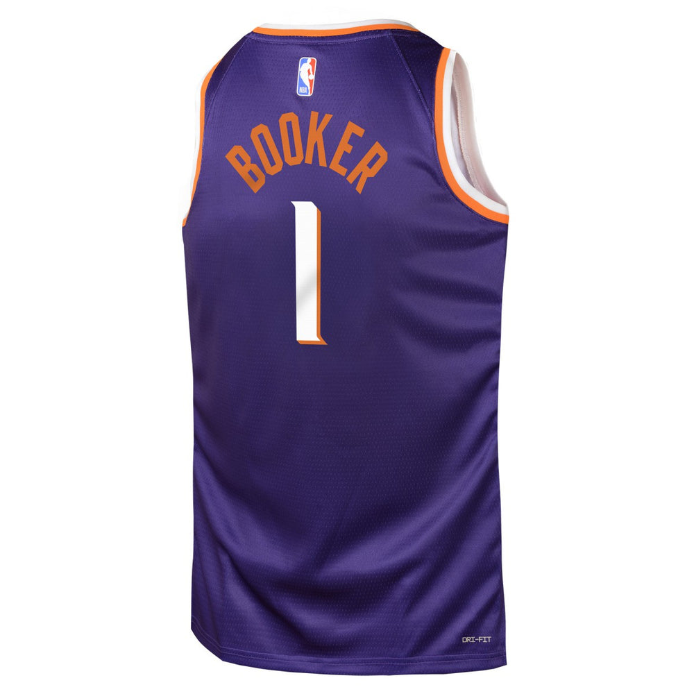 Devin Booker Phoenix Suns Youth Swingman Jersey Icon Edition Purple | Nike outlet