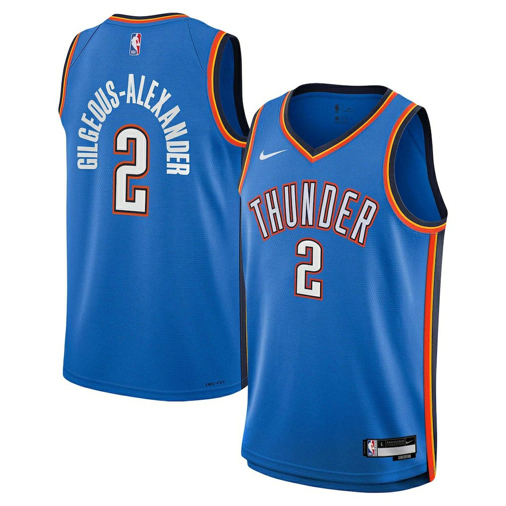Shai Gilgeous-Alexander Oklahoma City Thunder Youth Swingman Jersey for sale Icon Editi- Blue | Nike discount
