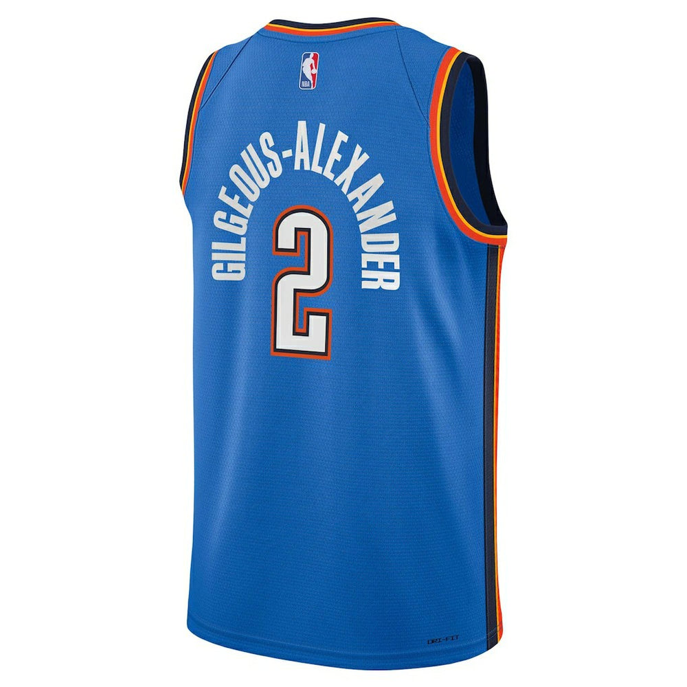 Shai Gilgeous-Alexander Oklahoma City Thunder Youth Swingman Jersey for sale Icon Editi- Blue | Nike discount
