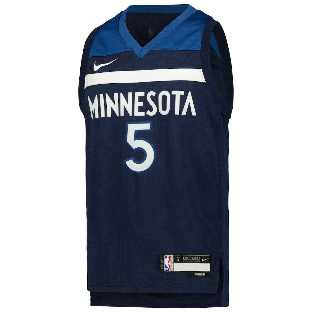Anthony Edwards Minnesota Timberwolves Youth Swingman Jersey Icon Edition Navy | Nike discount