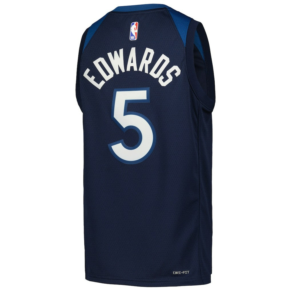 Anthony Edwards Minnesota Timberwolves Youth Swingman Jersey Icon Edition Navy | Nike discount