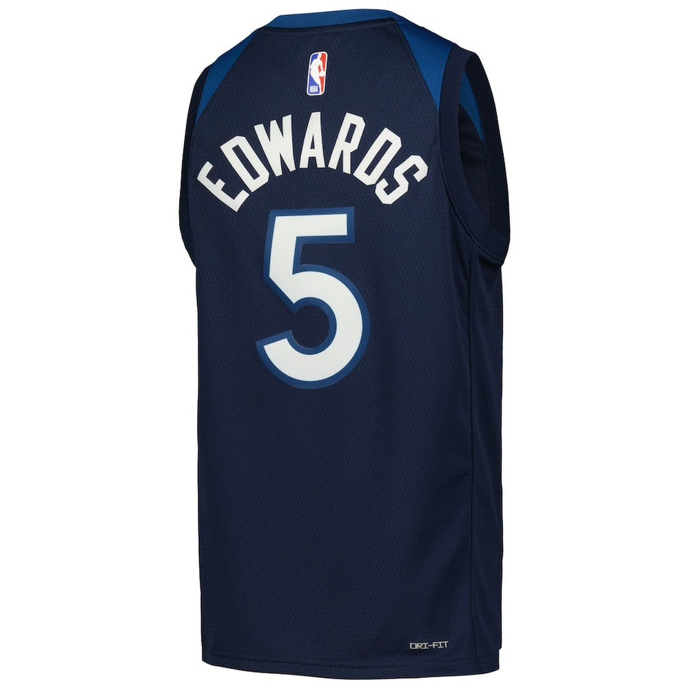 Anthony Edwards Minnesota Timberwolves Youth Swingman Jersey Icon Edition Navy | Nike discount