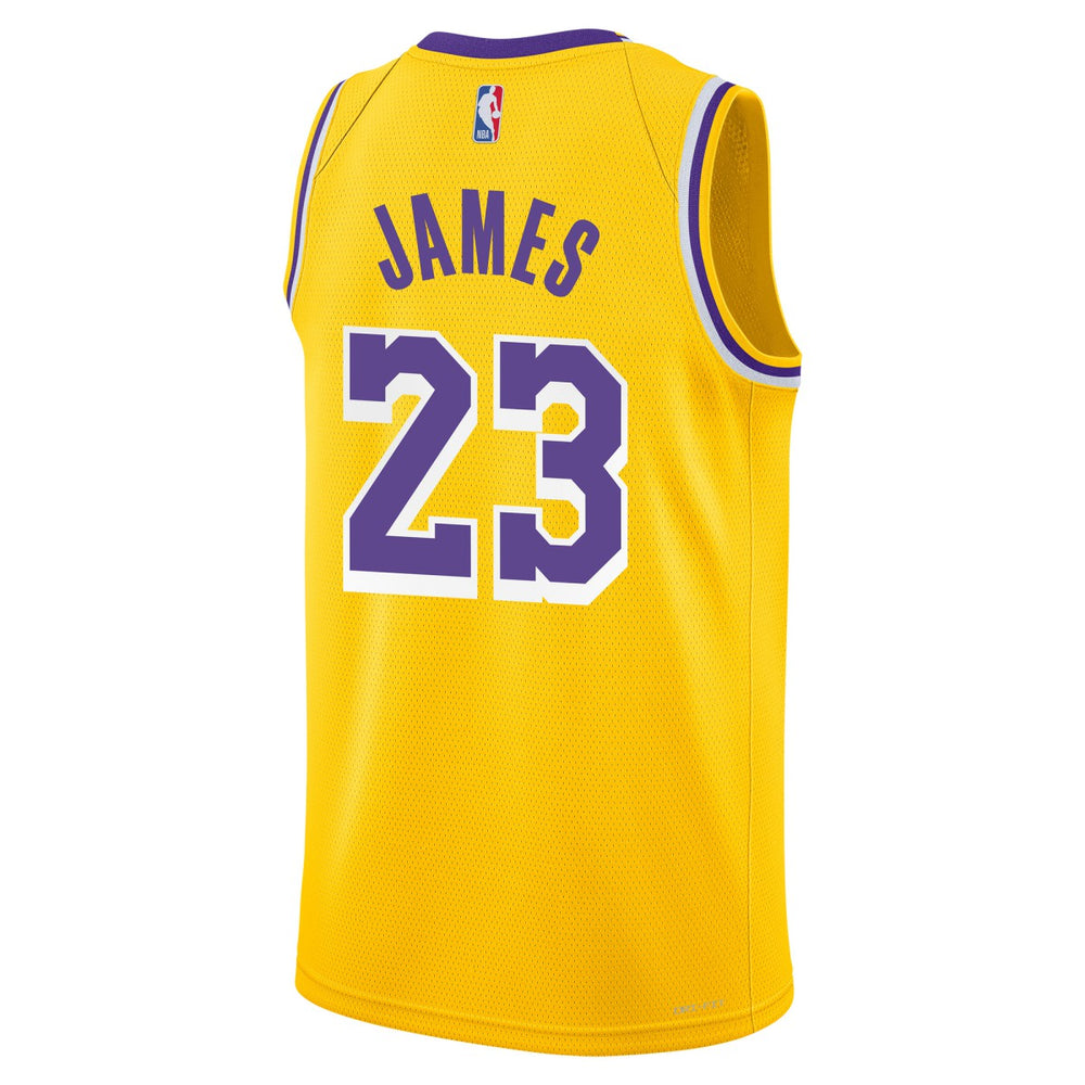 LeBron James Los Angeles Lakers Youth Swingman Jersey Icon Edition Gold | Nike online