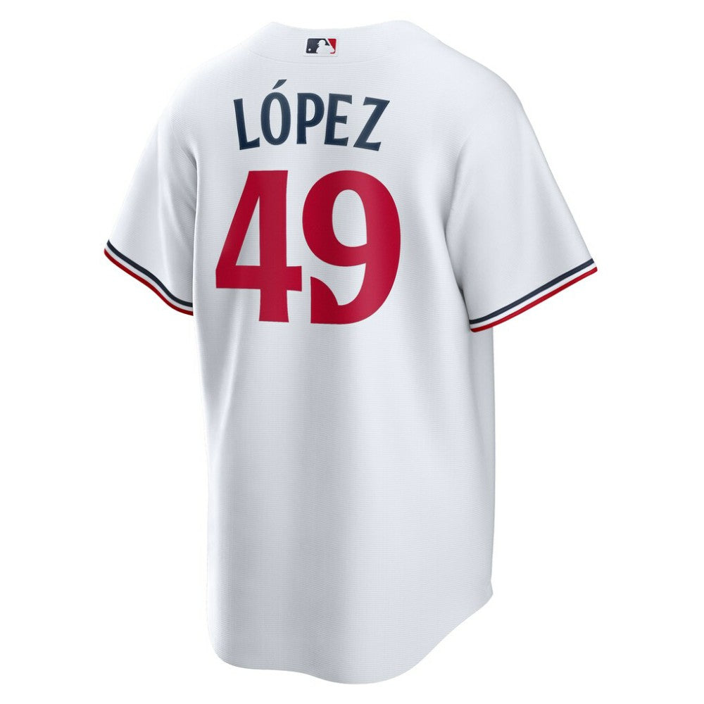 Pablo López Minnesota Twins Nike Home  Replica Player Jersey - White - Nike Sale