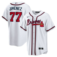 Joe Jiménez Atlanta Braves Nike Home  Replica Player Jersey - White - Nike on Sale