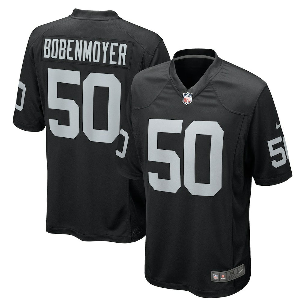 Nike Jacob Bobenmoyer Las Vegas Raiders Game Player Jersey Black