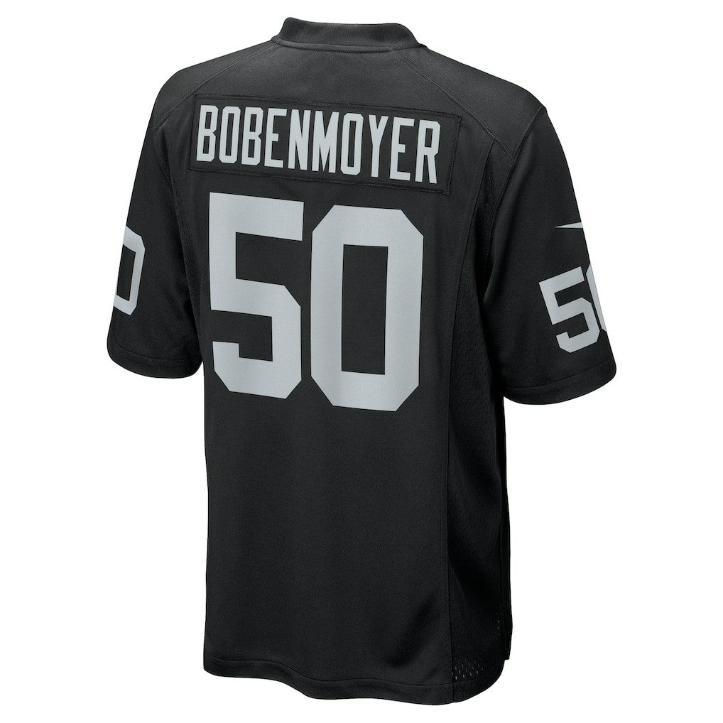 Nike Jacob Bobenmoyer Las Vegas Raiders Game Player Jersey Black