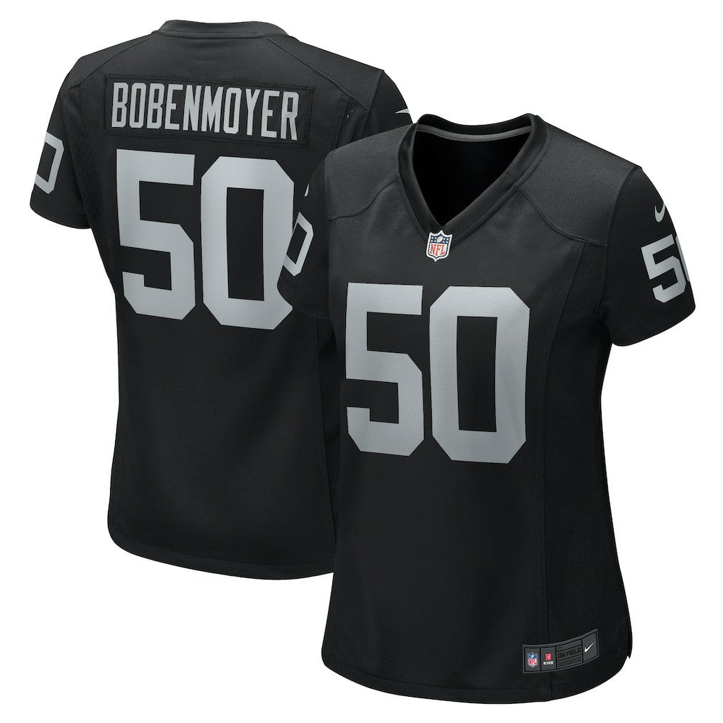 Nike Jacob Bobenmoyer Las Vegas Raiders Women's Game Player Jersey Black