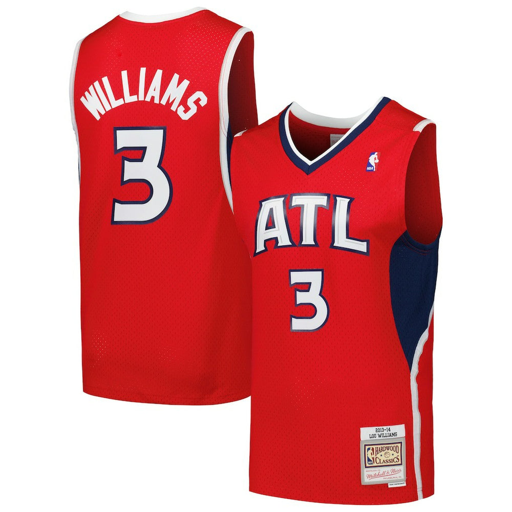 Lou Williams Atlanta Hawks 2013/14 Hardwood Classics Swingman Jersey Red | Mitchell & Ness US