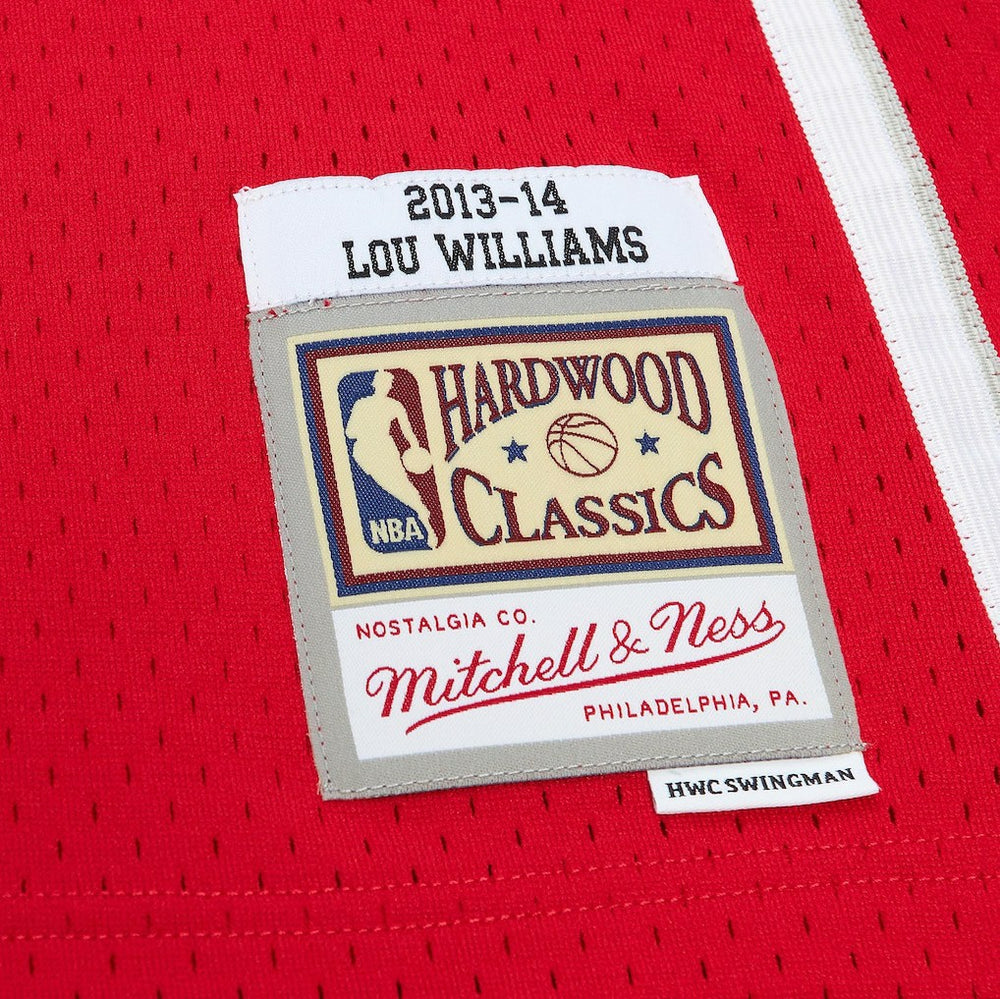 Lou Williams Atlanta Hawks 2013/14 Hardwood Classics Swingman Jersey Red | Mitchell & Ness US