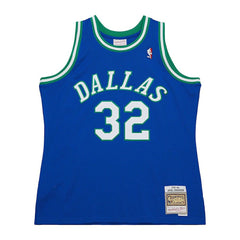 Jamal Mashburn Dallas Mavericks 1993/94 Hardwood Classics Swingman Jersey for sale Blue | Mitchell & Ness online
