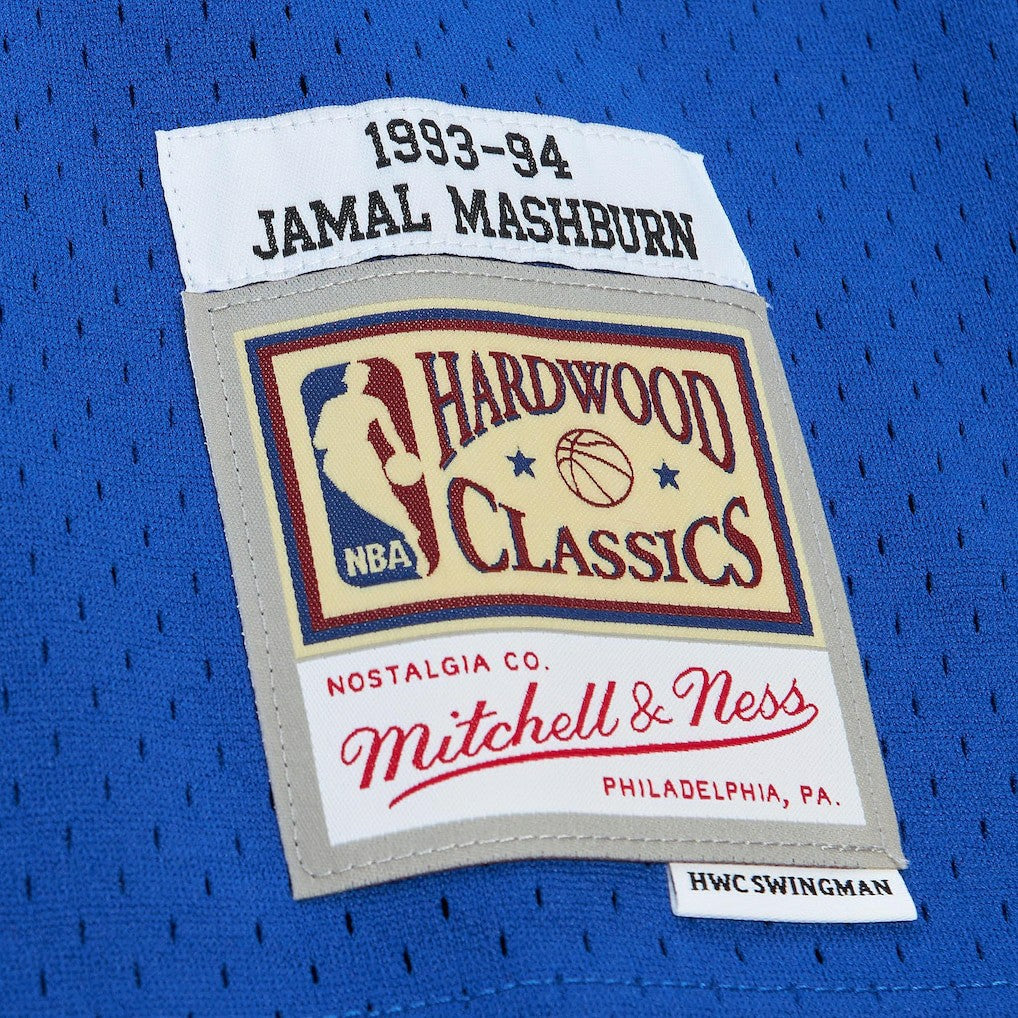 Jamal Mashburn Dallas Mavericks 1993/94 Hardwood Classics Swingman Jersey for sale Blue | Mitchell & Ness online